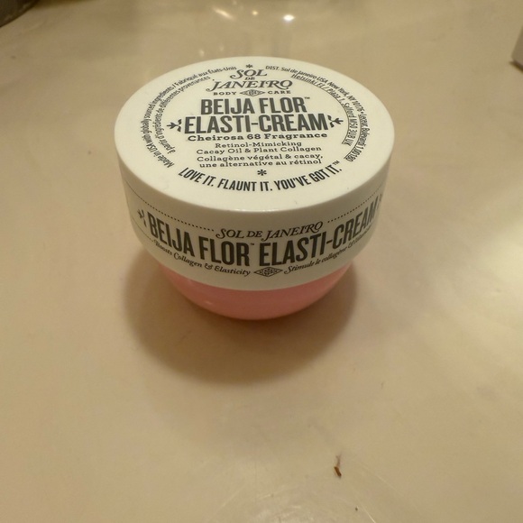 5 for $25! Mini Sol de Janeiro Pink Elasti-Cream - Picture 2 of 3